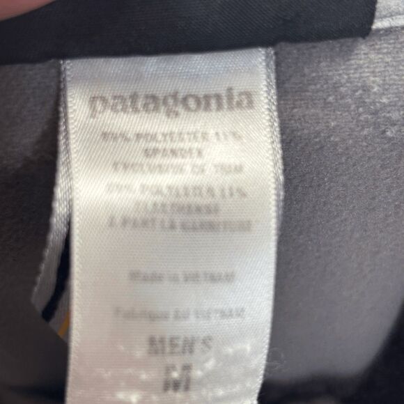 Patagonia Gray Softshell Mens Medium Jacket Middlebury Ski Team Fleece READ - Picture 4 of 7